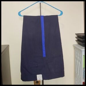Flying Cross Navy with Blue Stripe Uniform Pants